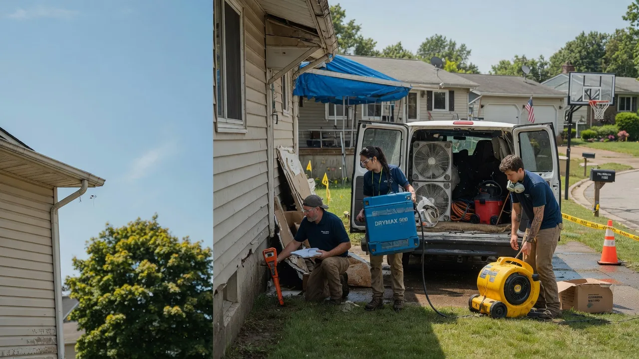 Ceiling Leak Cleanup in Union City, PA near me